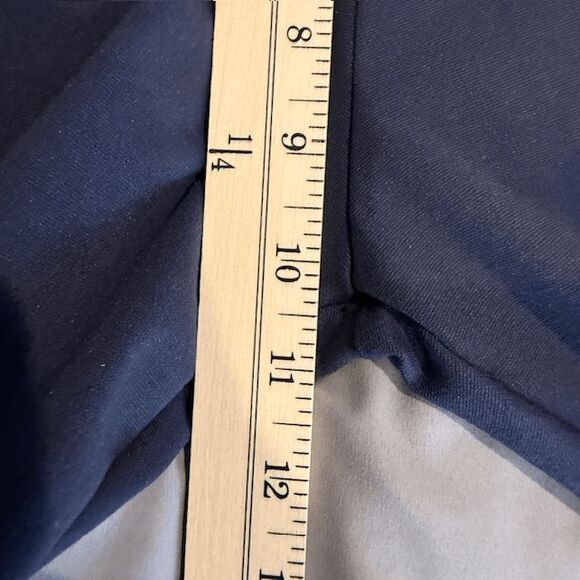 American Giant Double Knit Ponte Slim Pant High Rise Heritage Navy Size 12T - Picture 10 of 13